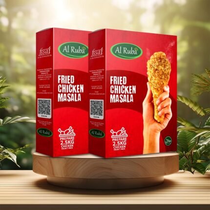 Al Ruba Fried Chicken Masala (100g) - Pack of 2 | Crispy Broasted Flavor | Prepares 2.5kg Chicken | No Artificial Colors | Inclusive of GST by MADHUR FOOD PRODUCTS