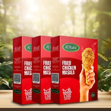 Al Ruba Fried Chicken Masala (100g) - Pack of 3 | Crispy Broasted Flavor | Prepares 2.5kg Chicken | No Artificial Colors | Inclusive of GST by MADHUR FOOD PRODUCTS